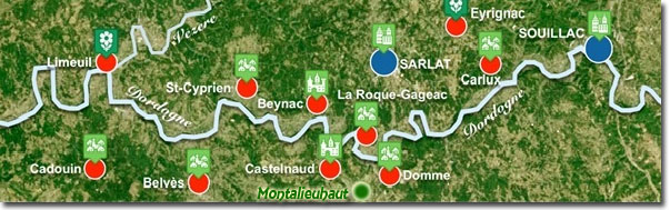 Carte du Périgord Noir